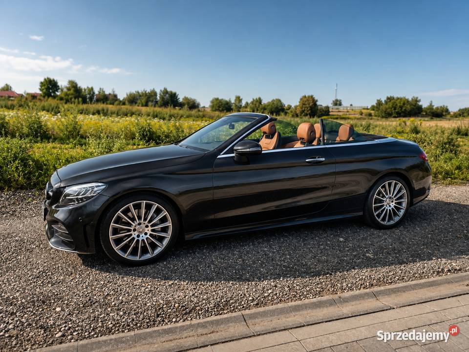 W205 Mercedes C cabrio 2019 lift AMG 258 poduszka powietrzna