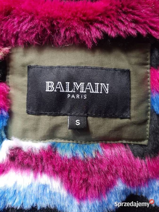BALMAIN Paris parka Rozmiar 36(S) Sosnowiec