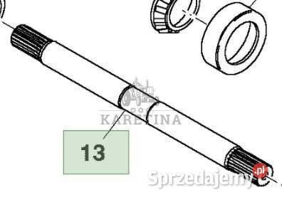 John Deere 8360R Wałek wyjściowy WOM CZĘŚCI Jastrzębniki