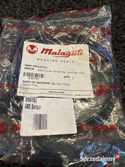 Czujnik prędkości Malagutti Aprilia SX RX 125 Poznań