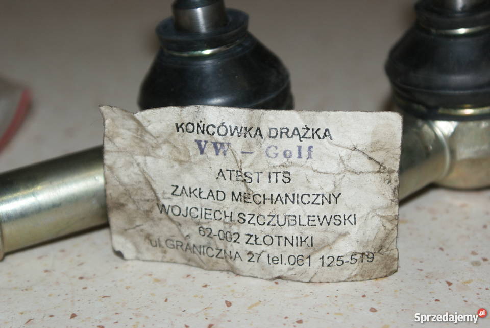 KOŃCÓWKA DRĄŻKA KIEROWNICZEGO VW GOLF 1 NOWE drążki kierownicze Białobrzegi sprzedam