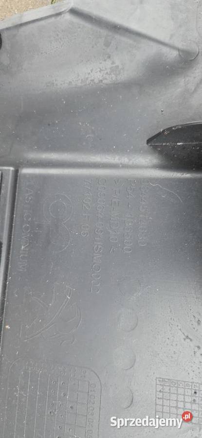 OSŁONA PŁYTA POD ZDERZAK PEUGEOT 408 9844514680 osobowe
