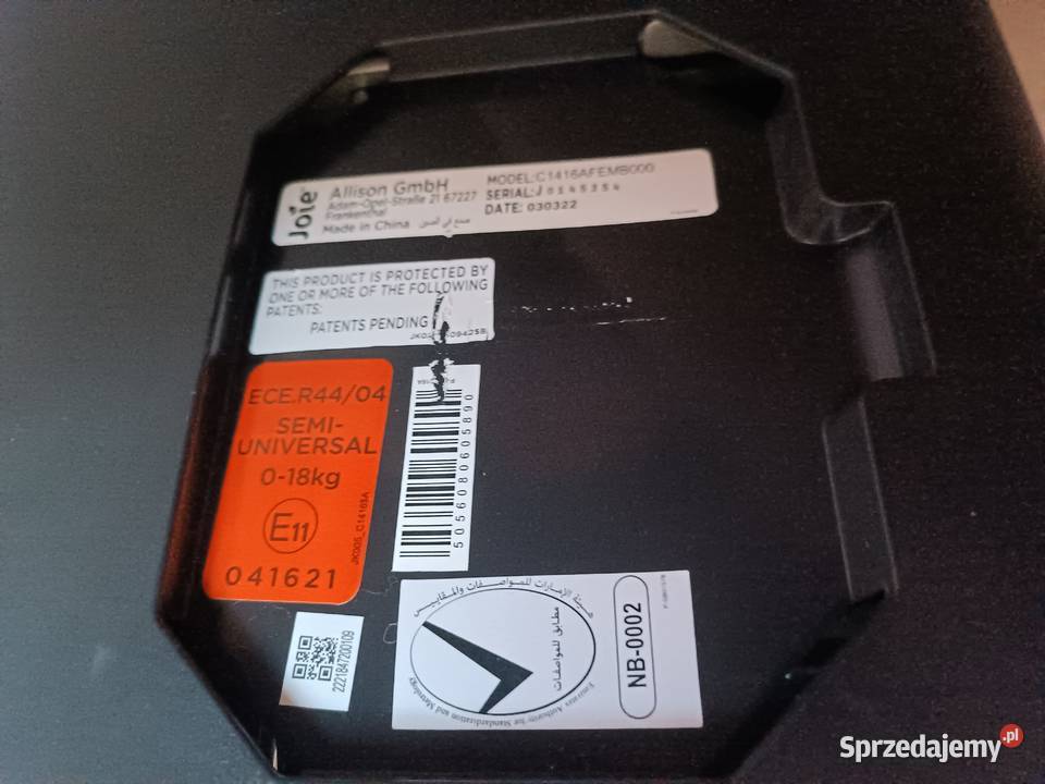 Fotelik samochodowy obrotowy kąt nachylenia x 5 małopolskie Libiąż