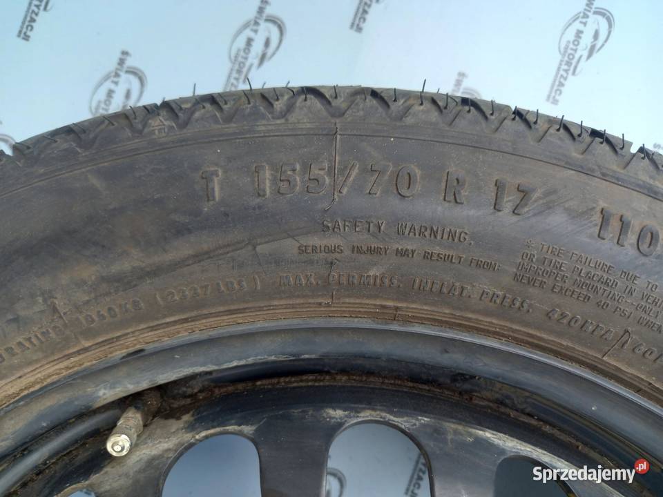 MERCEDES CLC W219 koło dojazdowe 1557017 110M świętokrzyskie