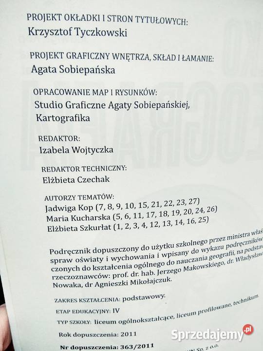 geografia podręcznik mazowieckie Warszawa