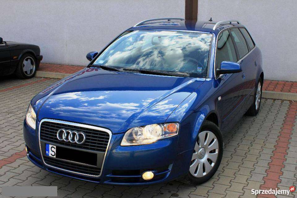 Na sprzedaż Audi A4 niebieski 2000cm3 Sosnowiec sprzedam