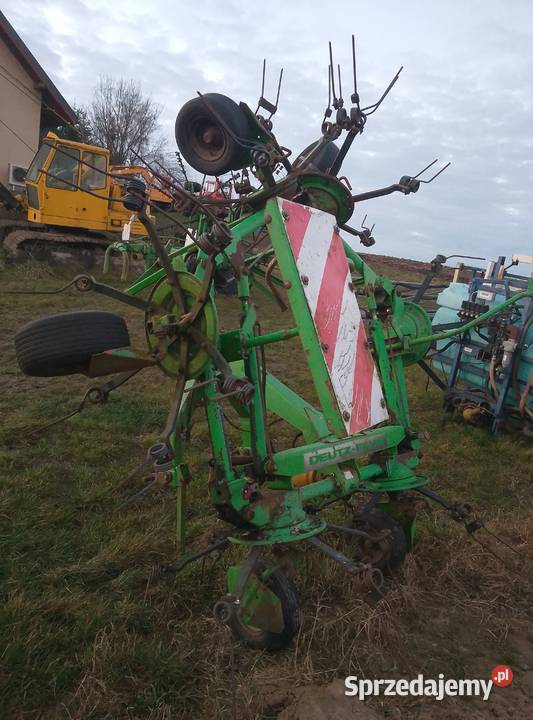 Przetrząsarka Deutz fahr 6 gwiazdowa Deutz-Fahr kujawsko-pomorskie Stolno