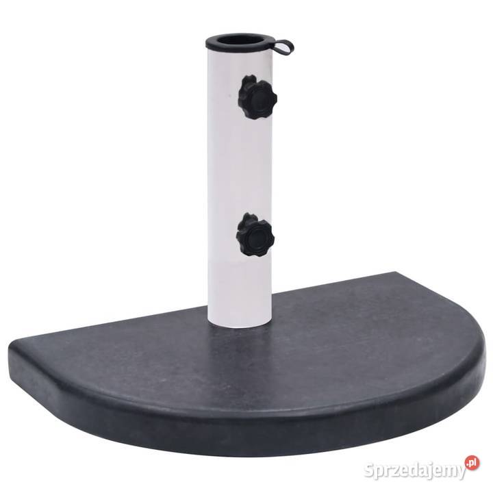 vidaXL Stojak pod parasol czarny 40x28x4