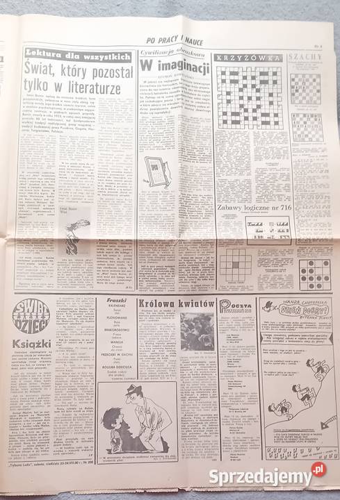 Trybuna Ludu 200 sobota niedziela 23 i 24 Koźminek