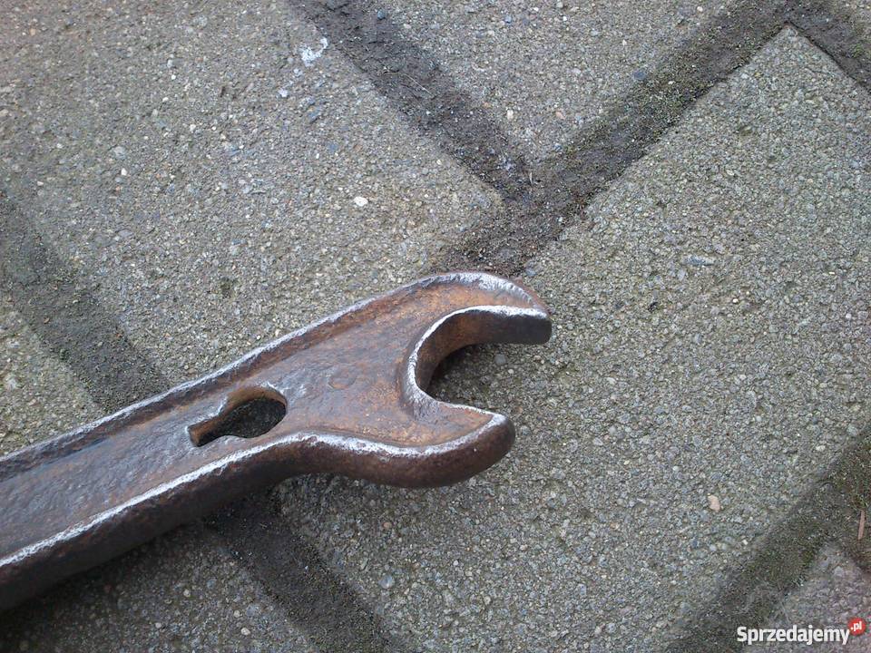 Stary sygnowany klucz niemiecki II wojna Ostrów Wielkopolski