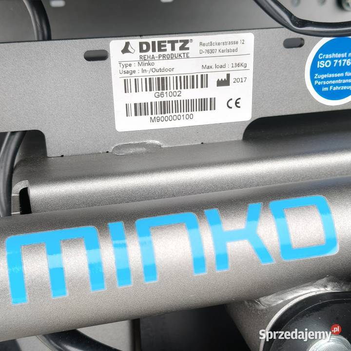 Wózek inwalidzki elektryczny Minko Dietz nowe Milanówek