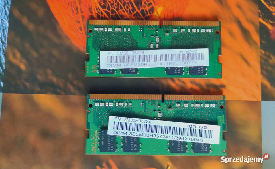 Pamięć RAM Samsung DDR4 2x 4GB do laptopa SAMSUNG Pamięci mazowieckie Żyrardów