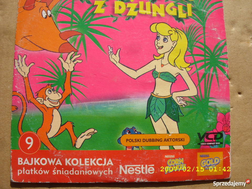 dzieci CD Dziewczyna z dzungli VCD Bajka Wołów