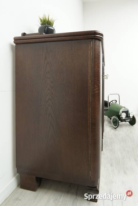 Zabytkowa komoda z lat 30tych w stylu art deco Jerka