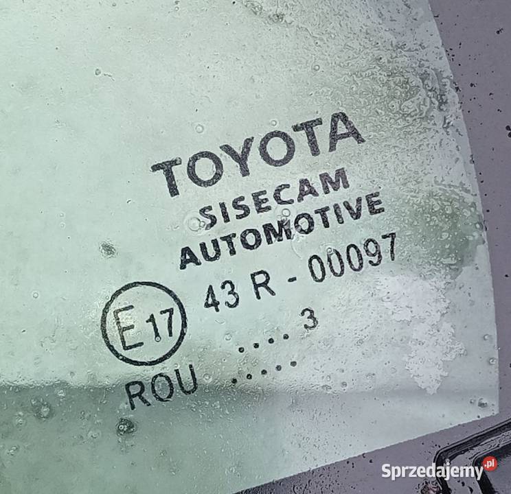 Toyota Yaris Cross szyba tylna lewa karoseryjna Rok produkcji 2025 Przeźmierowo
