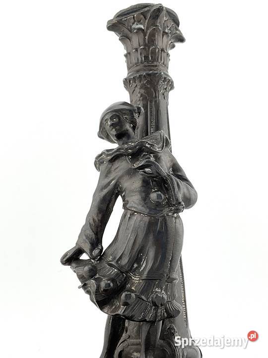 Antyk Pierrot rzeźba figurka Art Deco retro Kraków