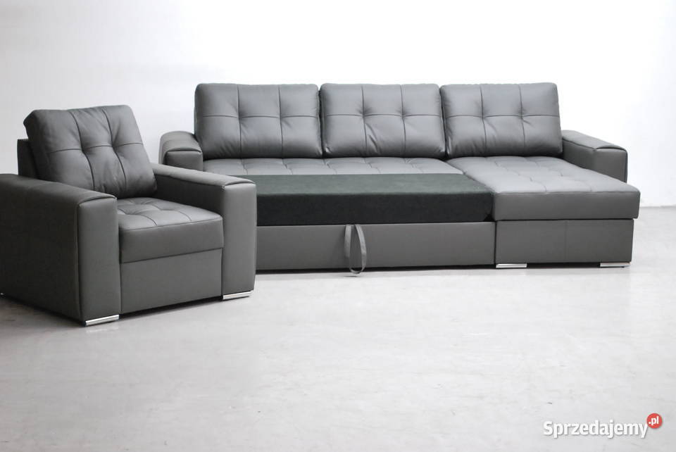 SKÓRA NATURALN NAROŻNIK Z fspania fotel 6492 skóra Poznań