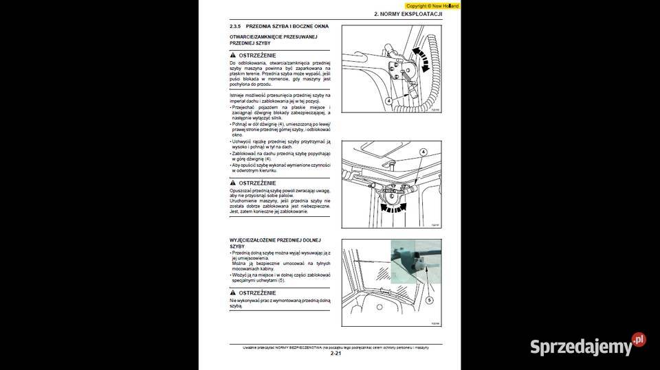 HOLLAND E16 E18 instrukcja obsługi Polsku Rok wydania 2006