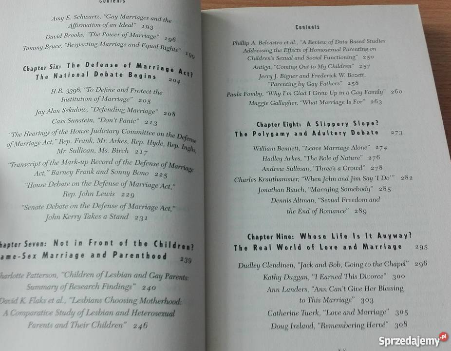 Samesex marriage pro and con a reader Sullivan