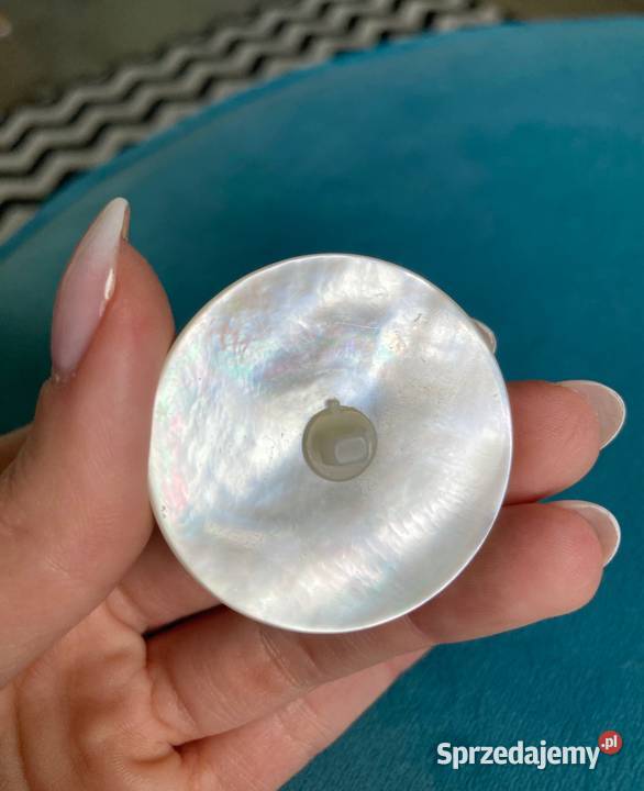 Nowe bajkowe duże guziki masa perłowa Swarovski podkarpackie Nisko