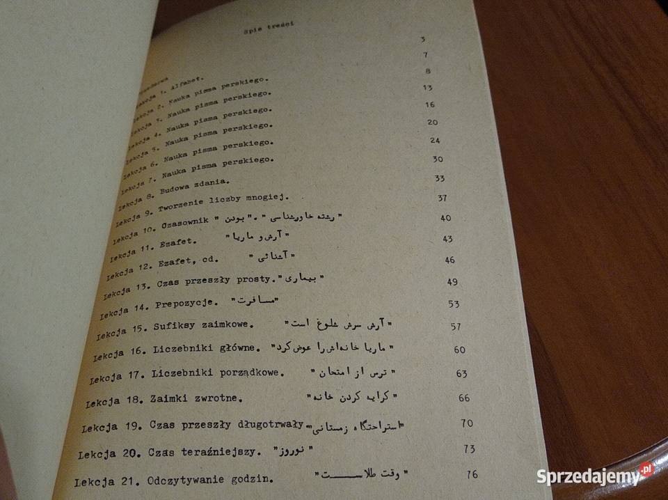 Język perski Cz 1 początkujących Kaweh Pur języki orientalne Gdańsk