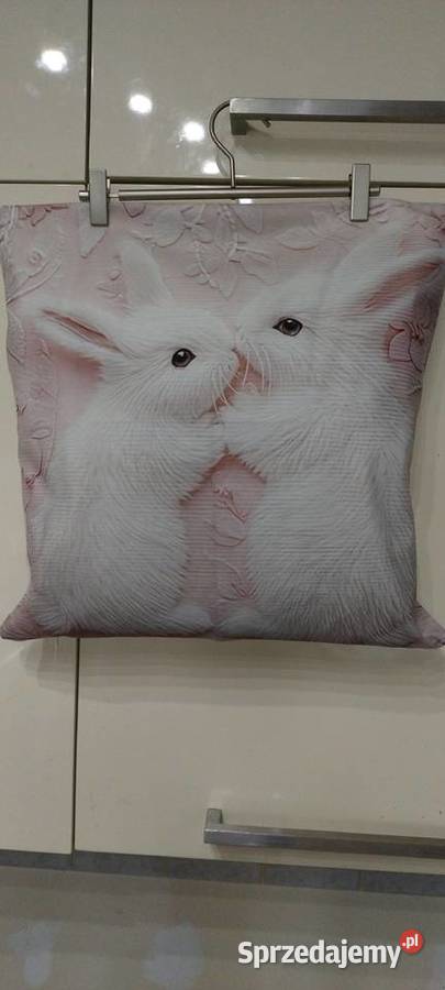 Poduszka świąteczna dwa zajączki Lublin sprzedam