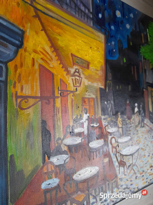 Obraz Vincent Van gogh kawiarnia noca Tarasa Warszawa sprzedam