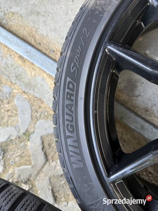 Felgi 18 5x112 z ładnymi zimowkami Brzana sprzedam