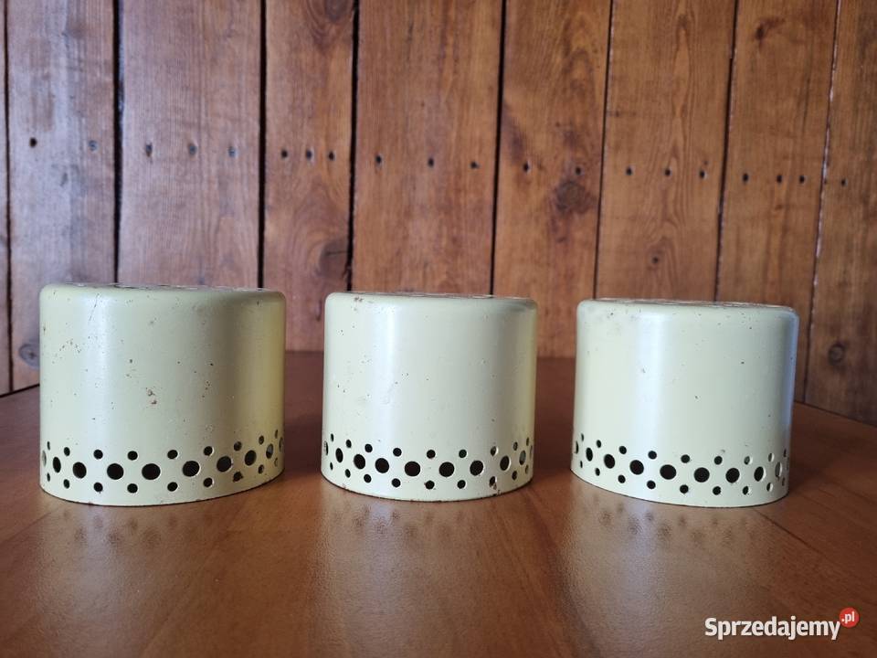 Trzy stare metalowe klosze Warszawa sprzedam