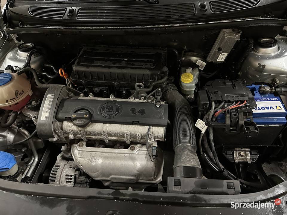 SKODA FABIA 11r PRZEBIEG ORYGINALNY 42700 KLIMA srebrny Poznań