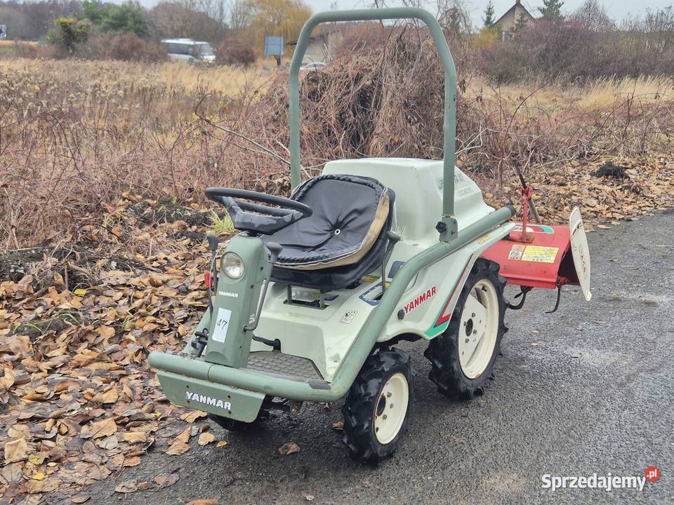Traktorek traktor YANMAR A10D z Glebogryzarką Małuszyn
