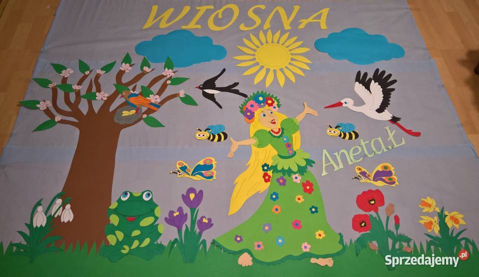 Dekoracje o tematyce wiosenno letniej z brystolu Garwolin sprzedam