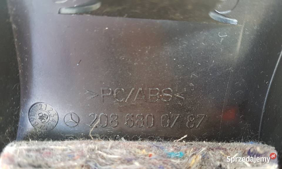 osłona pod kierownicę kolanami Mercedes W208 CLK deski rozdzielcze, konsole pomorskie