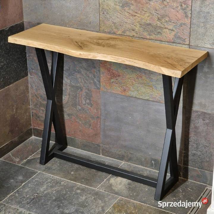 Konsola loft BLAT DĘBOWY NA WYMIAR naturalna warmińsko-mazurskie