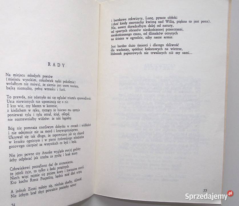 L Miłosz Miasto bez imienia Poezje Warszawa