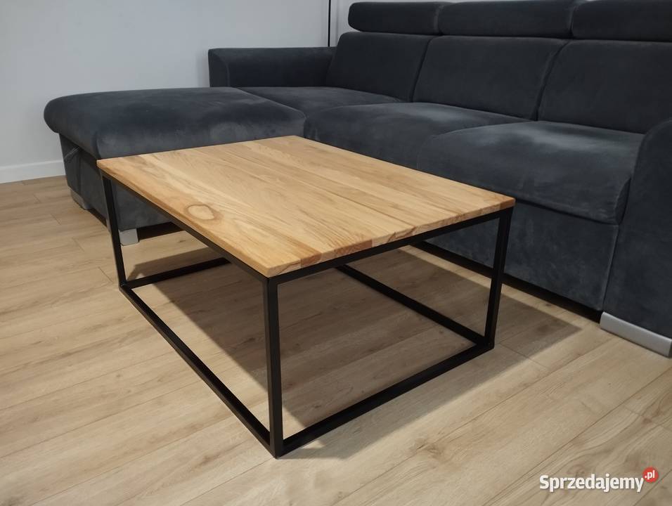 Stolik kawowy dębowy Loft Kluczbork