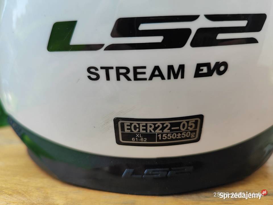 KASK MOTOCYKLOWY SZCZĘKOWY LS2 EVO ROZMIAR XL Strażów