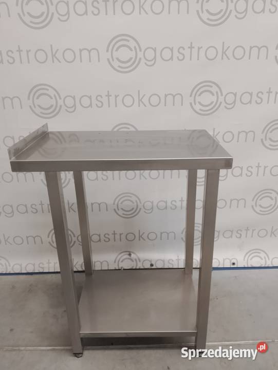STÓŁ Z PÓŁKĄ 43X70X85 4 OTWORY W BLACIE Wrocław sprzedam