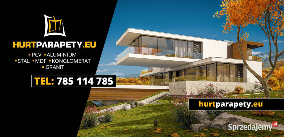 Parapety wewnętrzne zewnętrzne Gaszowice sprzedam