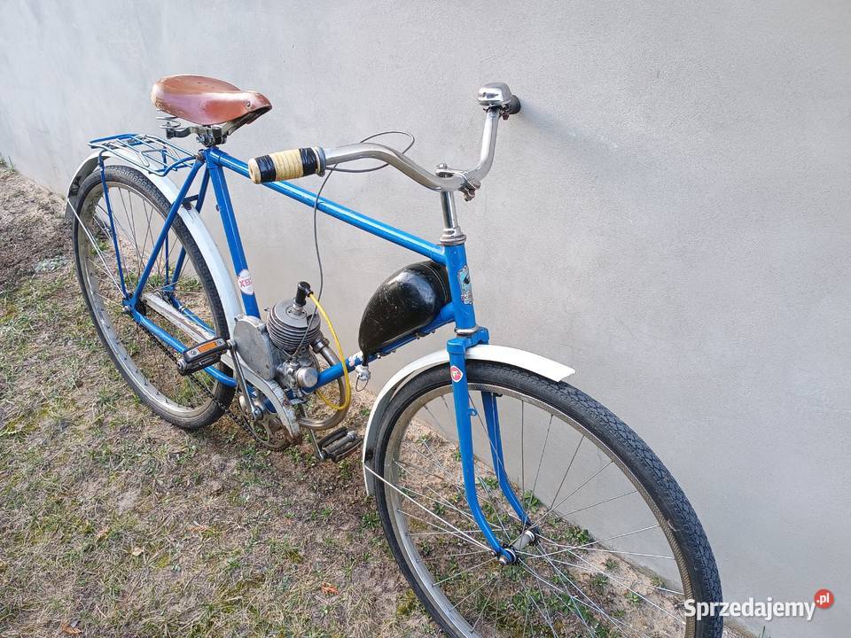 Rower z silnikiem KO D4 zabytkowy Kurzętnik