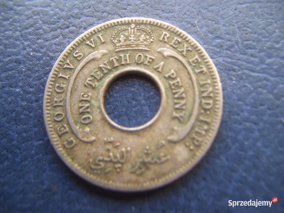 Stare monety 110 pens 1938 Afryka Zachodnia Lesko