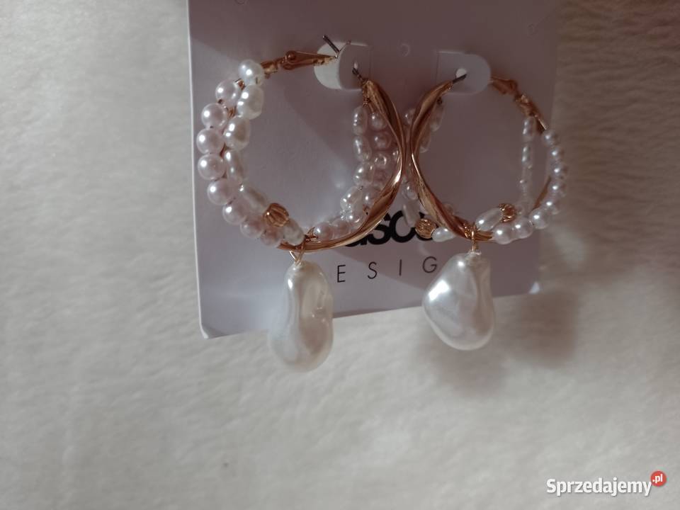 ASOS Bogato zdobione kolczyki ślubne z Londynu małopolskie Kraków