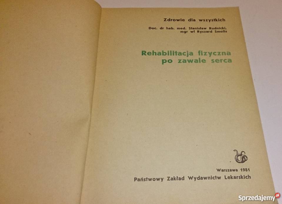 Rudnicki Smolis Rehabilitacja fizyczna zawale