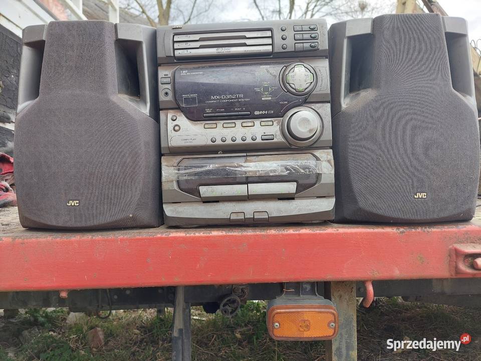 Wieża JVC Mx d352tr 3 DISK kasety radio Czernikowo
