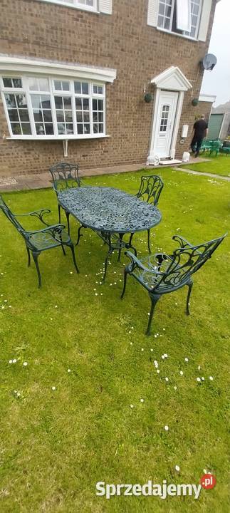 Unikatowy komplet mebli ogrodowych zestaw Ciepielów