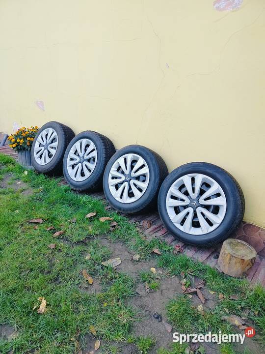 Koła 2055516 Zimowe 4x108 Citroen Peugeot Samochodowe Lubanie sprzedam