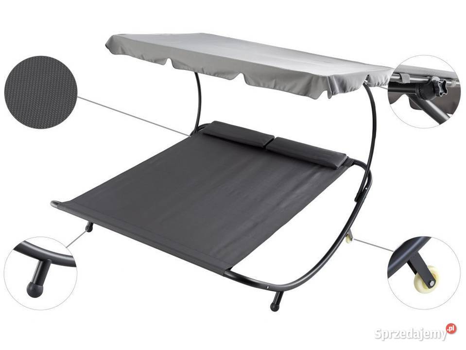 Leżanka leżak ogrodowy z daszkiem hamak podlaskie Bielsk Podlaski