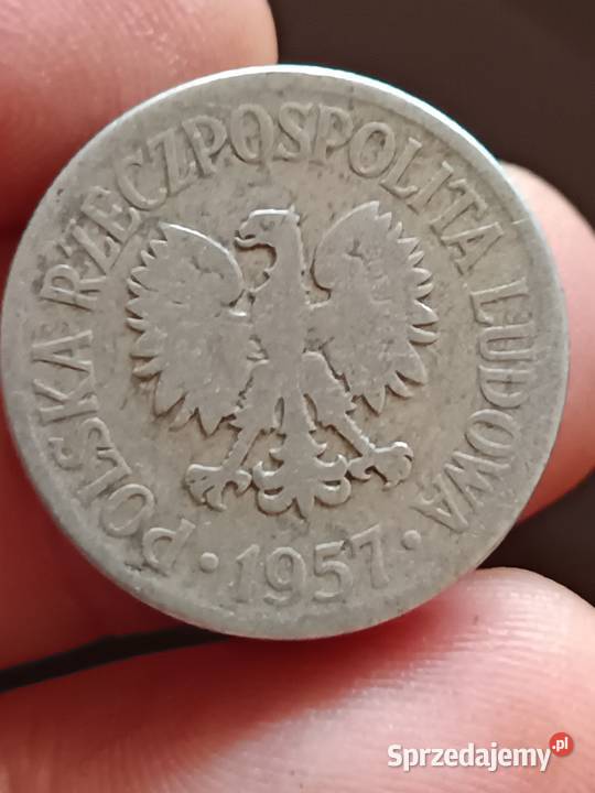 Sprzedam monete lekka skretka 50 groszy 1957 Chełm