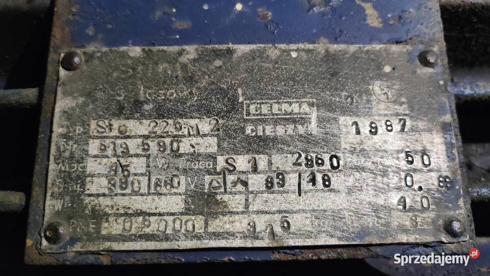 Silnik elektryczny 45kw 2960obrmin CELMA świętokrzyskie Suchedniów