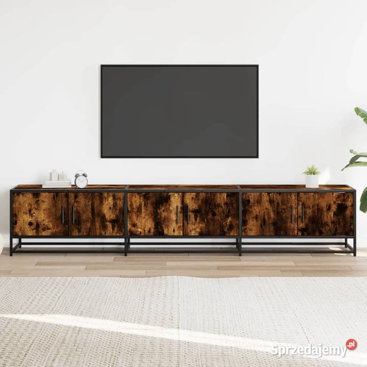 Szafka pod TV przydymiony dąb 210x35x41 Warszawa